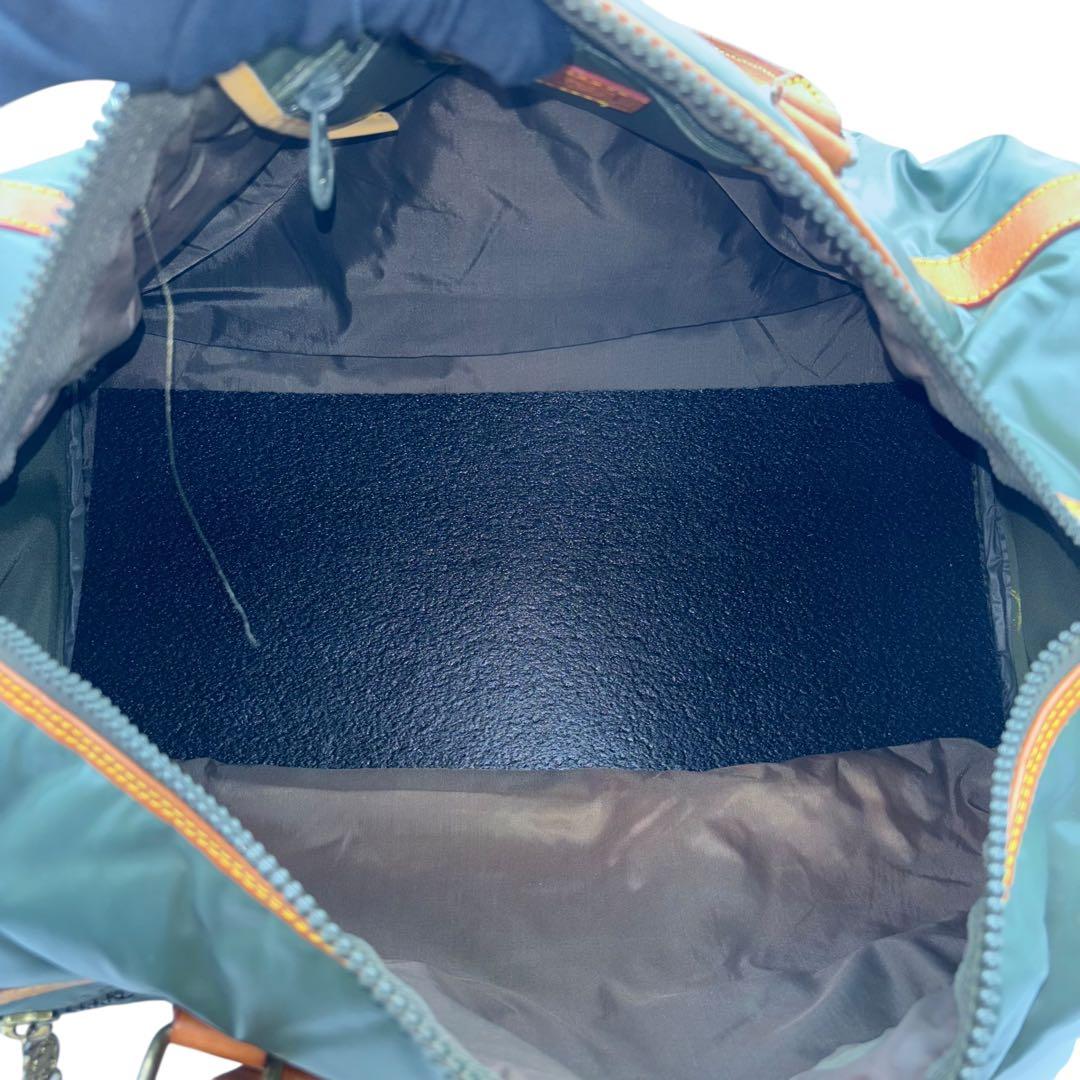 ハンティングワールド ボストンバッグ 2way バチュークロス 大容量 d85