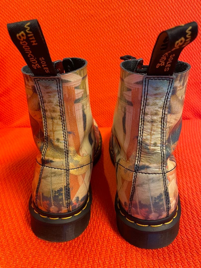 Dr. Martens アートプリント ハイカットブーツ