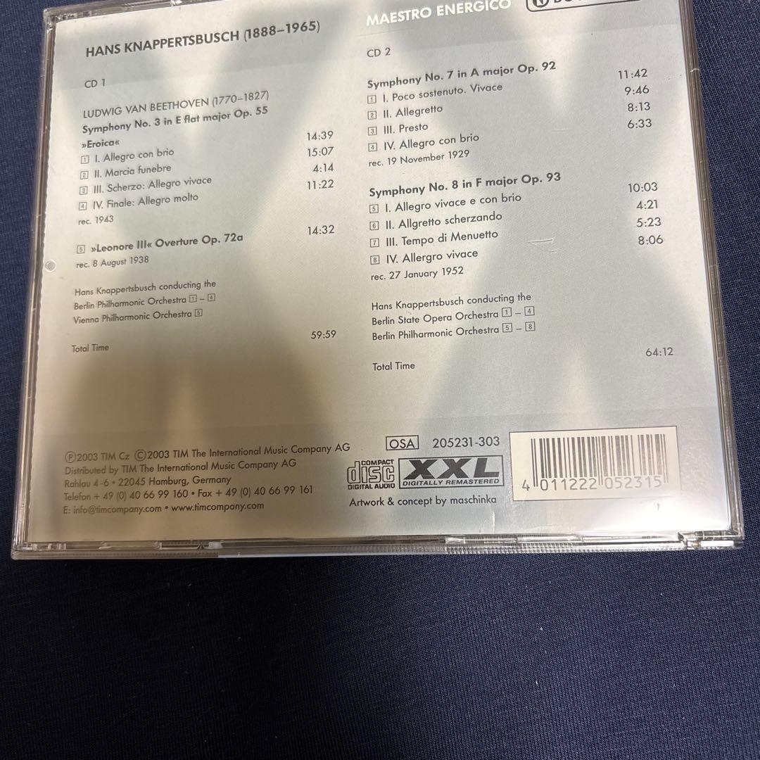 ハンス・クナッパーツブッシュ Maestro Energico 10CD BOX