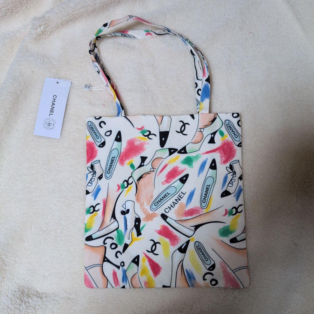 み*き様 シャネル ブティック ギフト プリント トートバッグ　ノベルティ