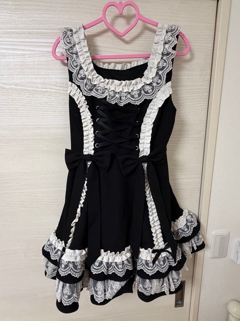 傑*様 DearMyLoveEmily ミルフィーユフリルジャンパースカート ミ