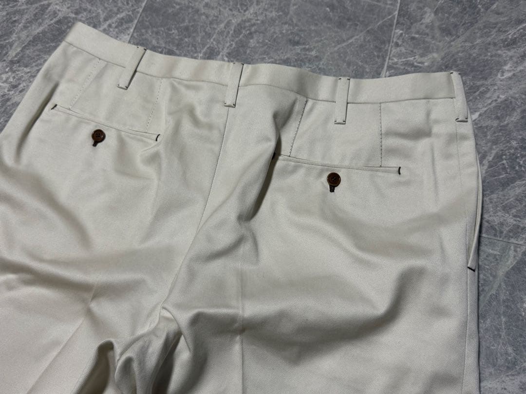 SARTORIA CICCIO Bespoke チッチオ コットン パンツ 白
