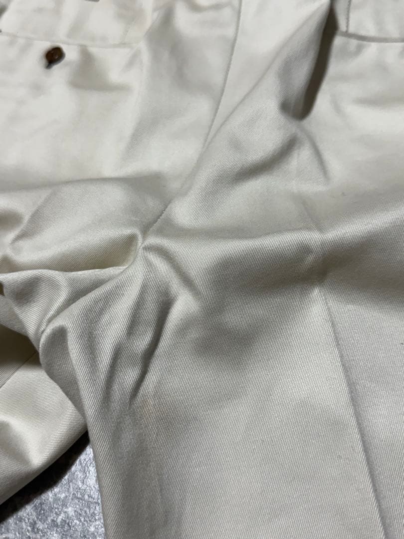 SARTORIA CICCIO Bespoke チッチオ コットン パンツ 白