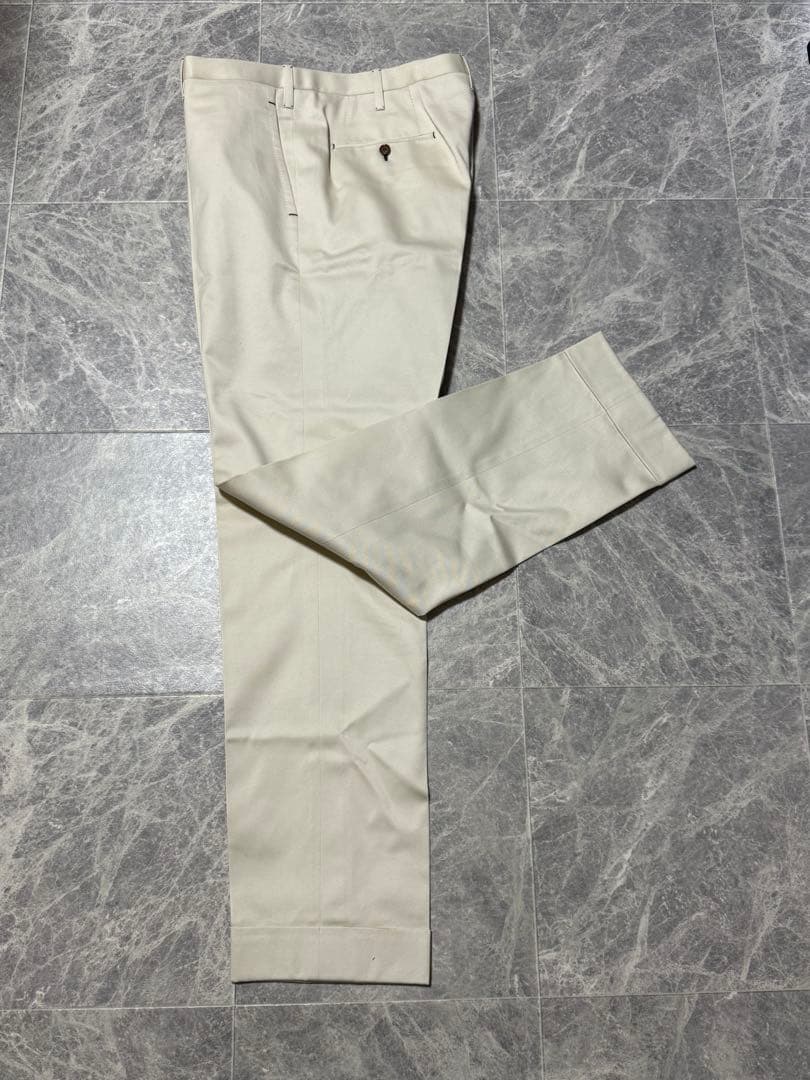 SARTORIA CICCIO Bespoke チッチオ コットン パンツ 白