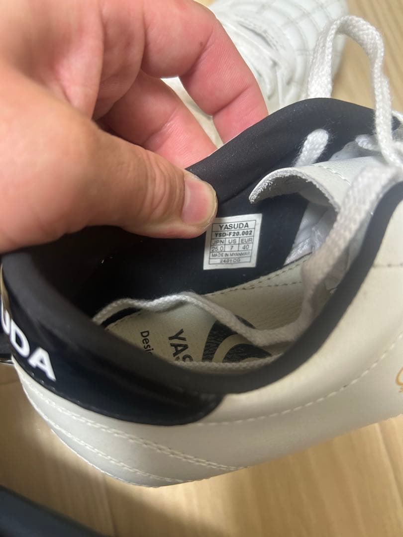 YASUDA リガレスタ Pro ホワイトソール　ホワイト/ブラック