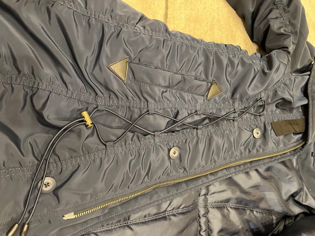 アビレックスネイビー ミリタリージャケット ファー付き