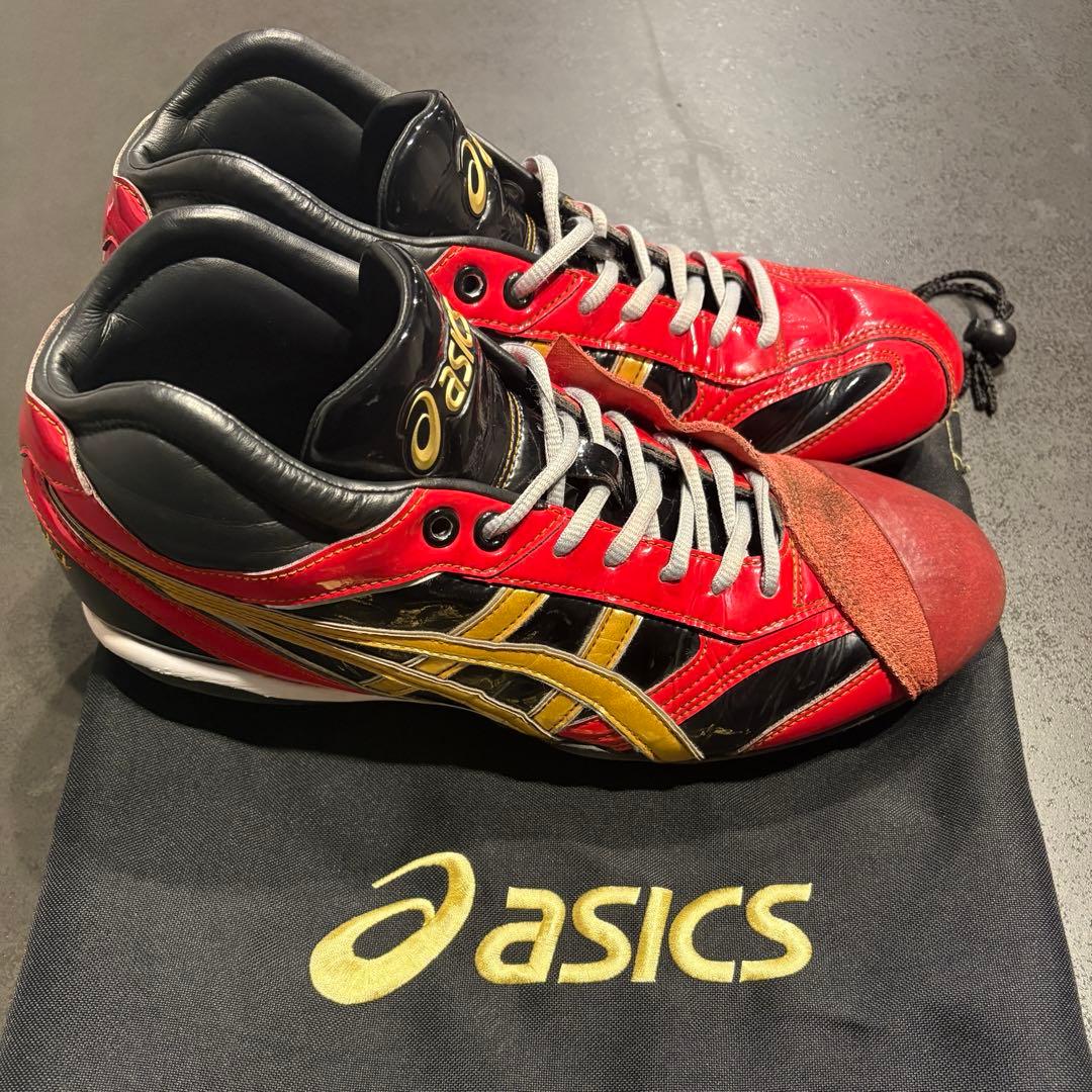 asics 野球スパイク　オーダー　専用袋付き