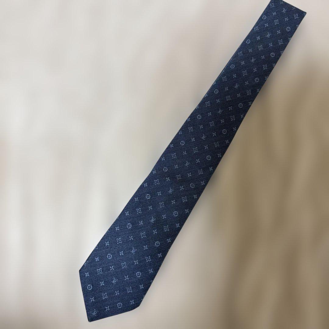 LOUIS VUITTON ネクタイ　デニム