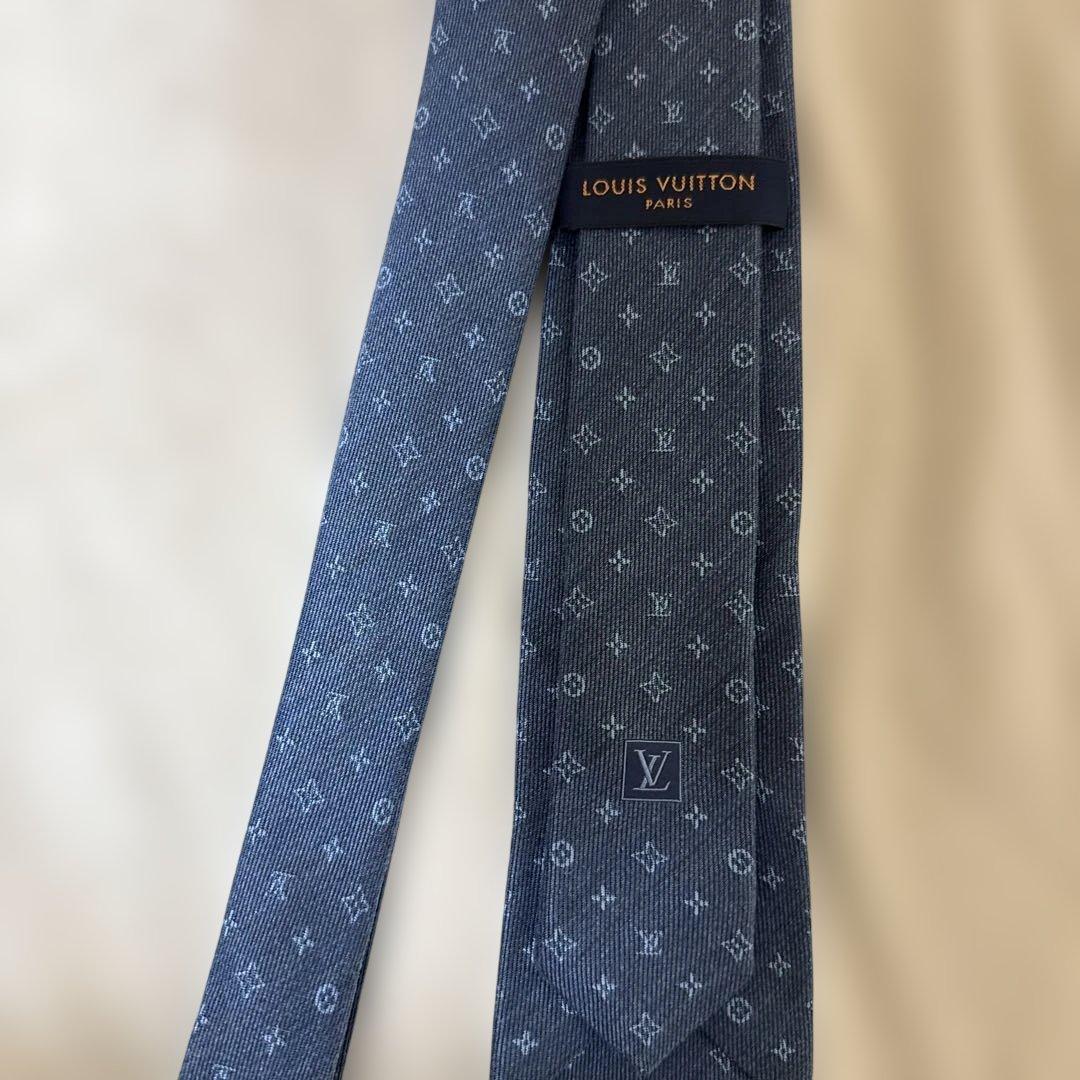 LOUIS VUITTON ネクタイ　デニム