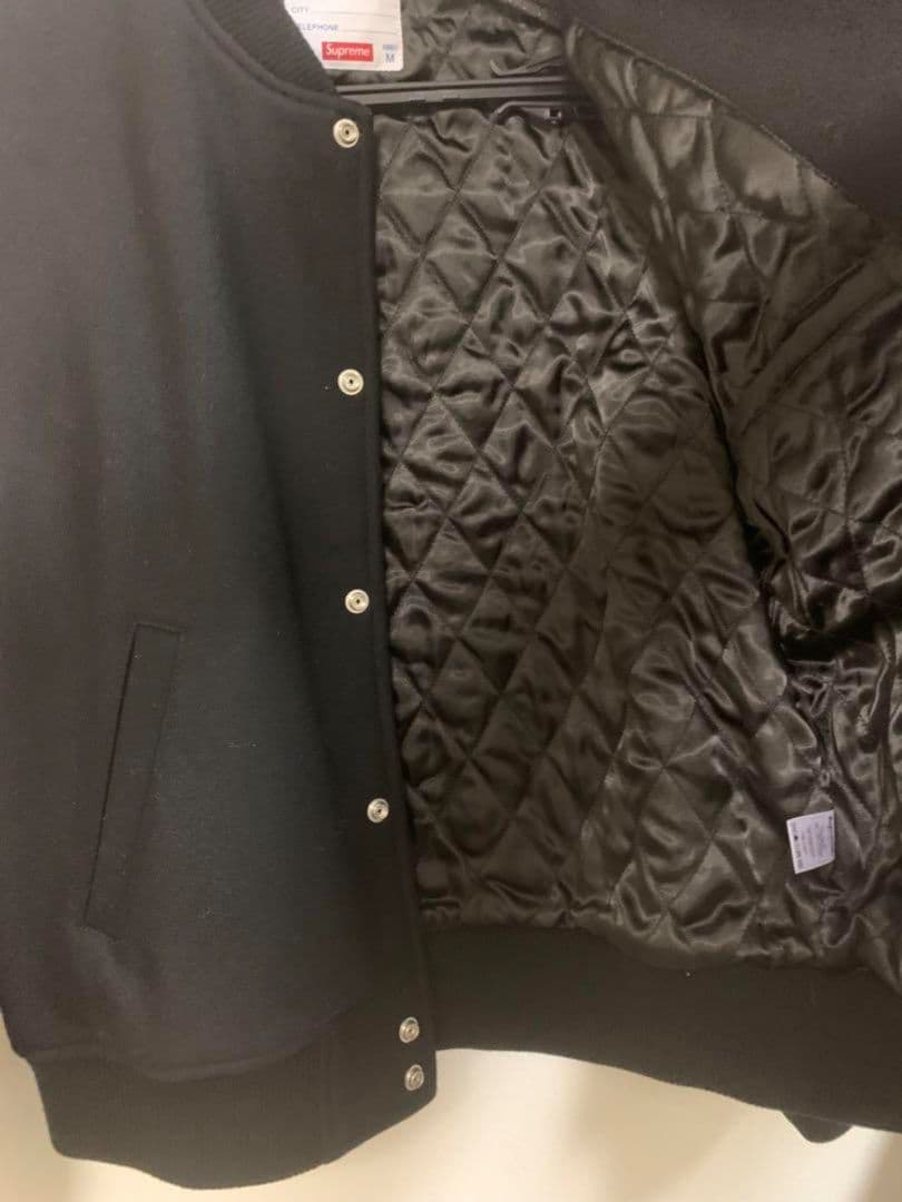 supreme delta logo varsity jacket M モーガン