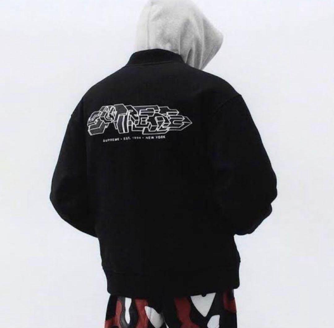 supreme delta logo varsity jacket M モーガン