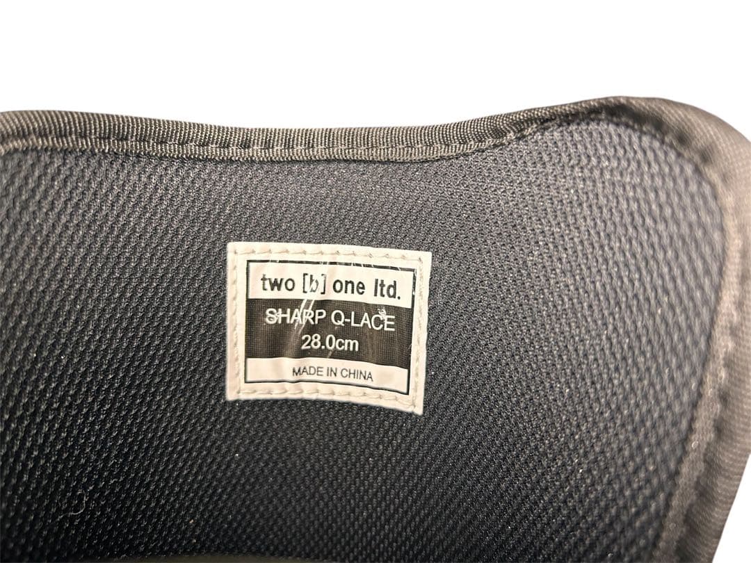 two [b] oneブラック スノーボードブーツ 男性用 28cm