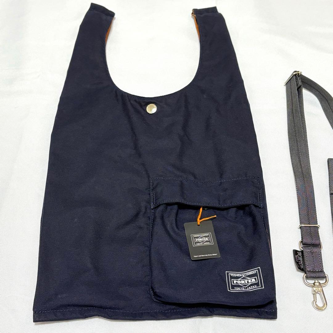 【極美品】PORTER BAGGER ポーター CVSバッグ エコバッグ バガー