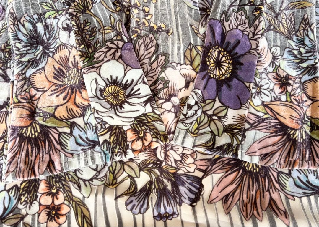 FUMIE TANAKA flower flocky op 定価7.92万 花柄