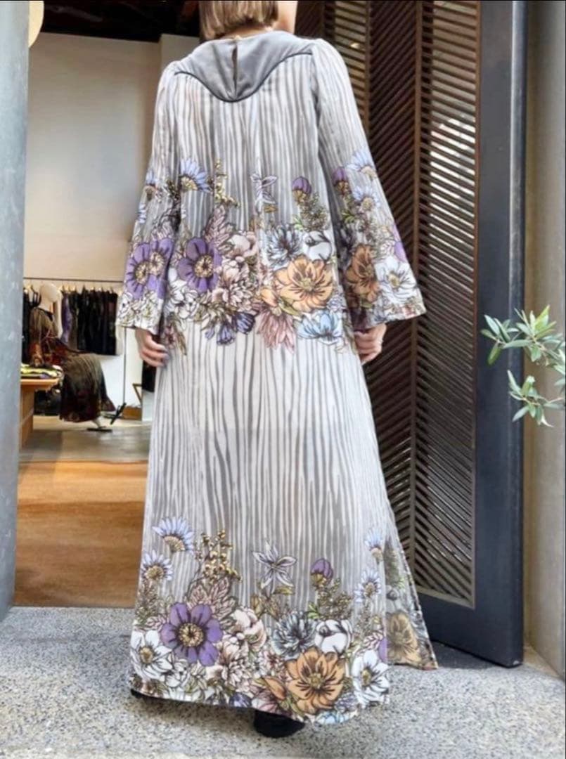 FUMIE TANAKA flower flocky op 定価7.92万 花柄