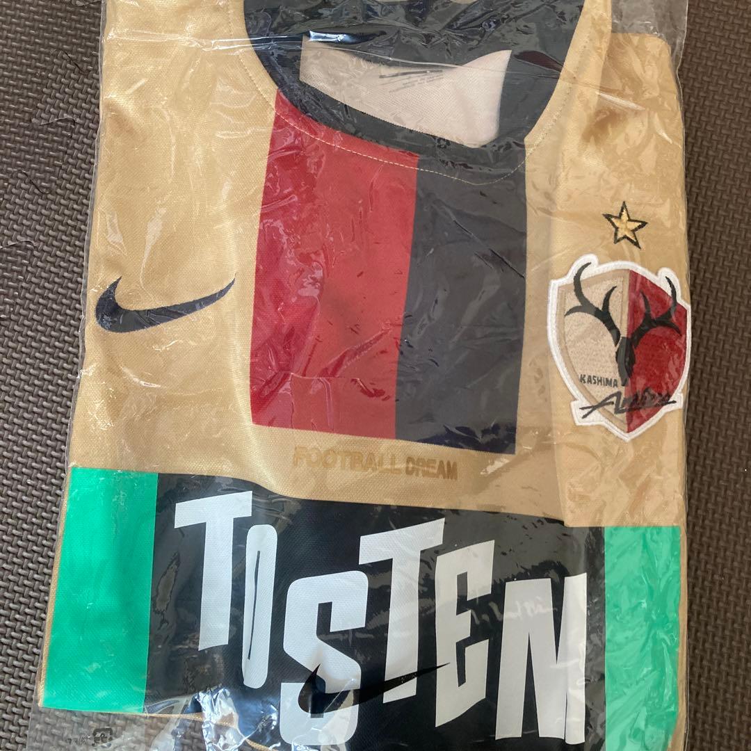 Nike 鹿島アントラーズ 3rdユニフォーム　Ｌ　ゴールド　金色　サード