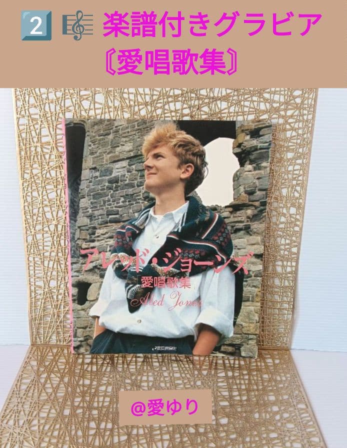 アレッド・ジョーンズ♦コレクション⭐CD６巻⭐ライヴ⭐ピアノ楽譜⭐貴重フライヤー