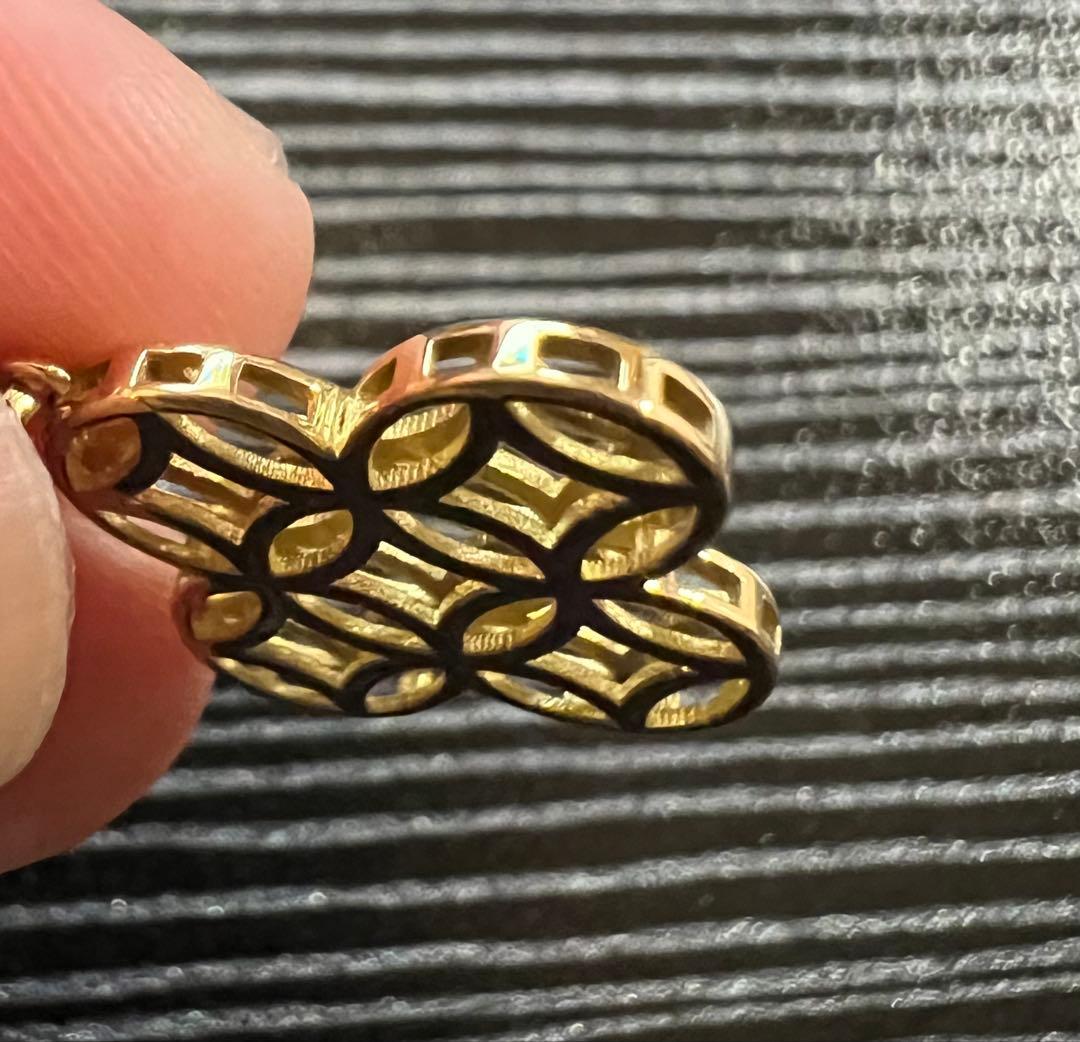 【値下げ】18金ペンダントタップ クローバー