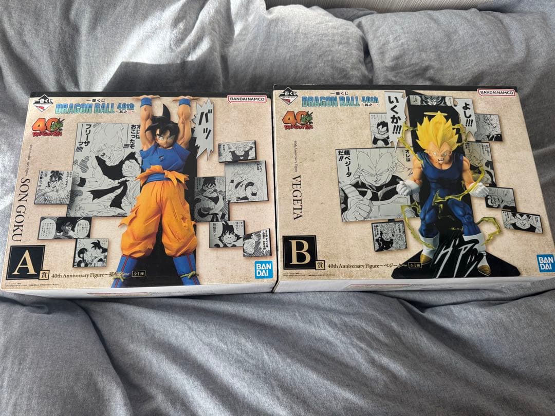 ドラゴンボール一番くじ 40Th 其之二 A賞 孫悟空 B賞 ベジータ