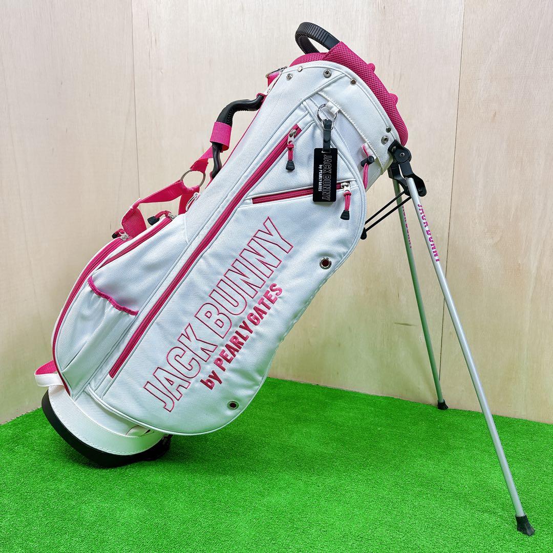 JACK BUNNY キャディバッグ スタンド式 軽量 パーリーゲイツ