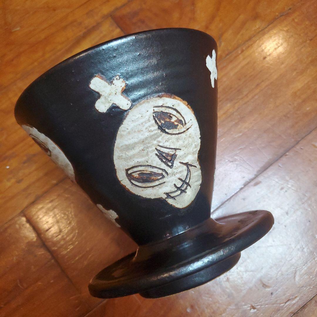 工房十鶴　十鶴　やちむん　コーヒードリッパー　ドリッパー　ドクロ