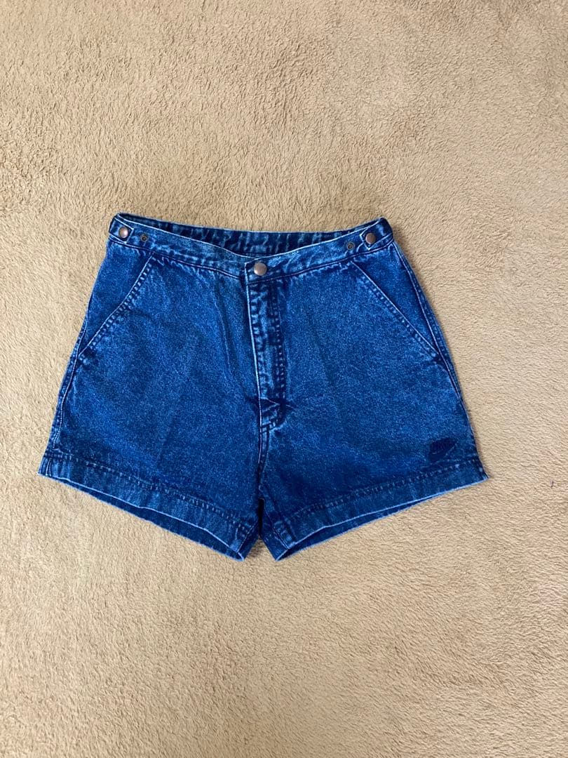 デッドストックNikeアガシvintageナイキ90年代デニムショーツ90s