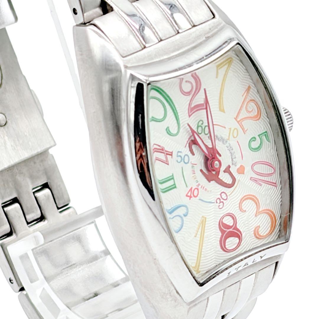 COGU コグ ジャンピングアワー マルチカラー メタルバンド トノー型 自動巻