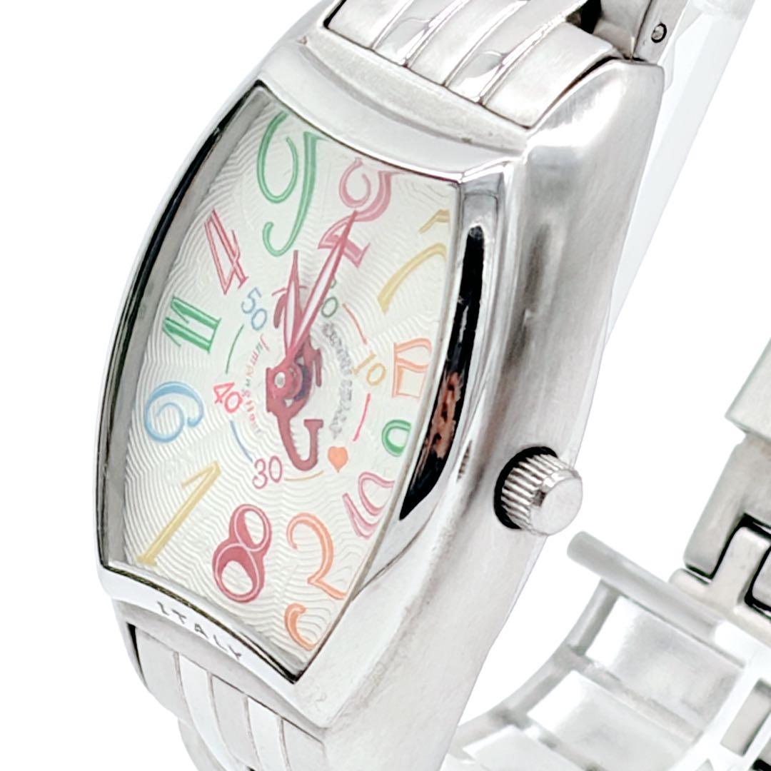 COGU コグ ジャンピングアワー マルチカラー メタルバンド トノー型 自動巻