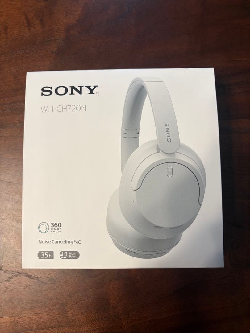 SONY WH-CH720N ワイヤレスヘッドホン ホワイト（保証書、付属品有）