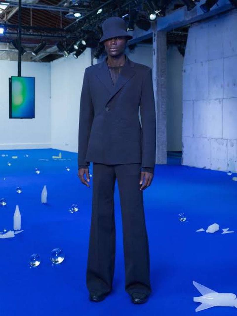 帽子 CFCL / MESH KNIT ASYMMETRIC HAT