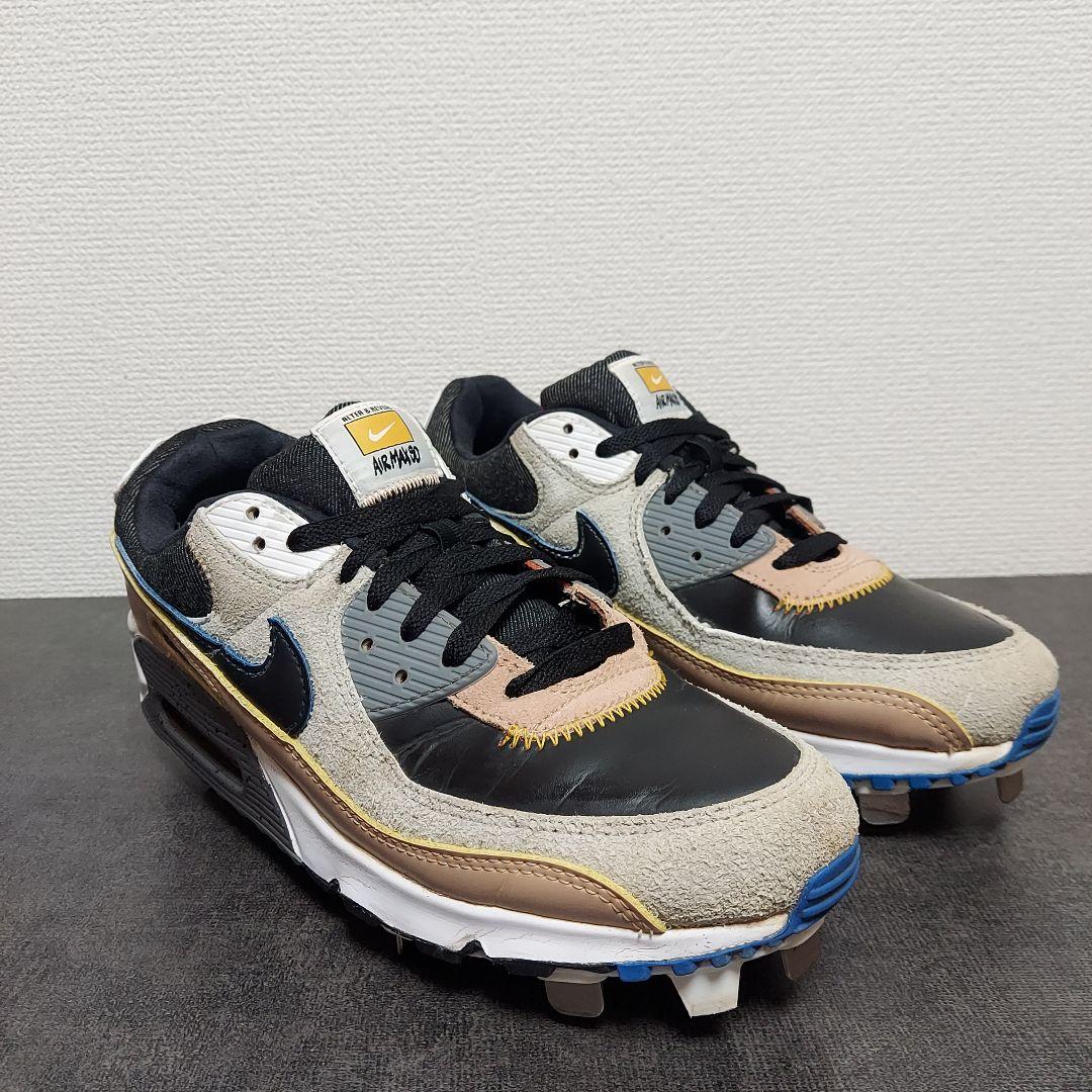 あ*げ様 NIKE ナイキ マックス 90 野球カスタム　スパイク　メンズ　27