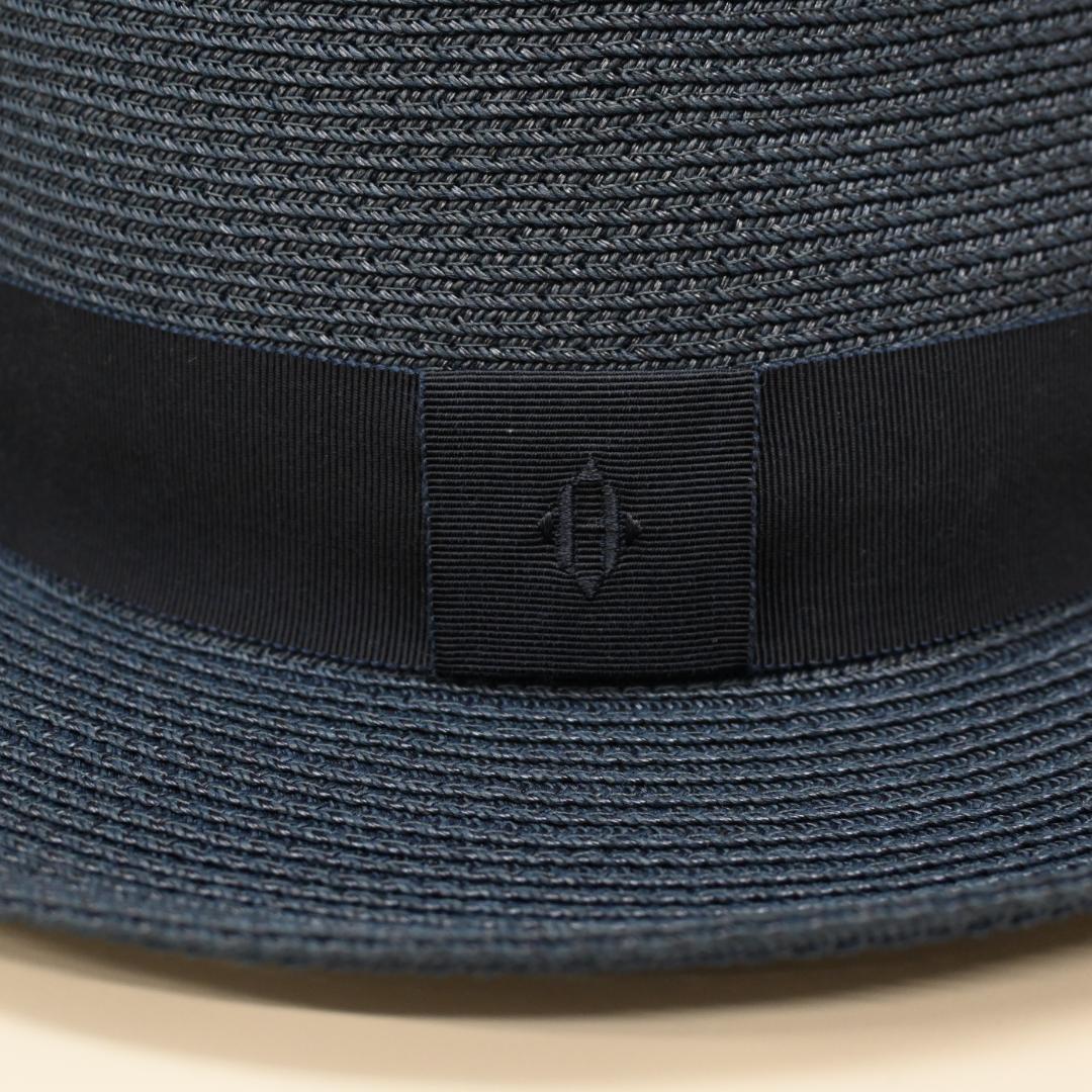 □ ■ 45808★夏 HERMES エルメス 帽子 中折れストローハット