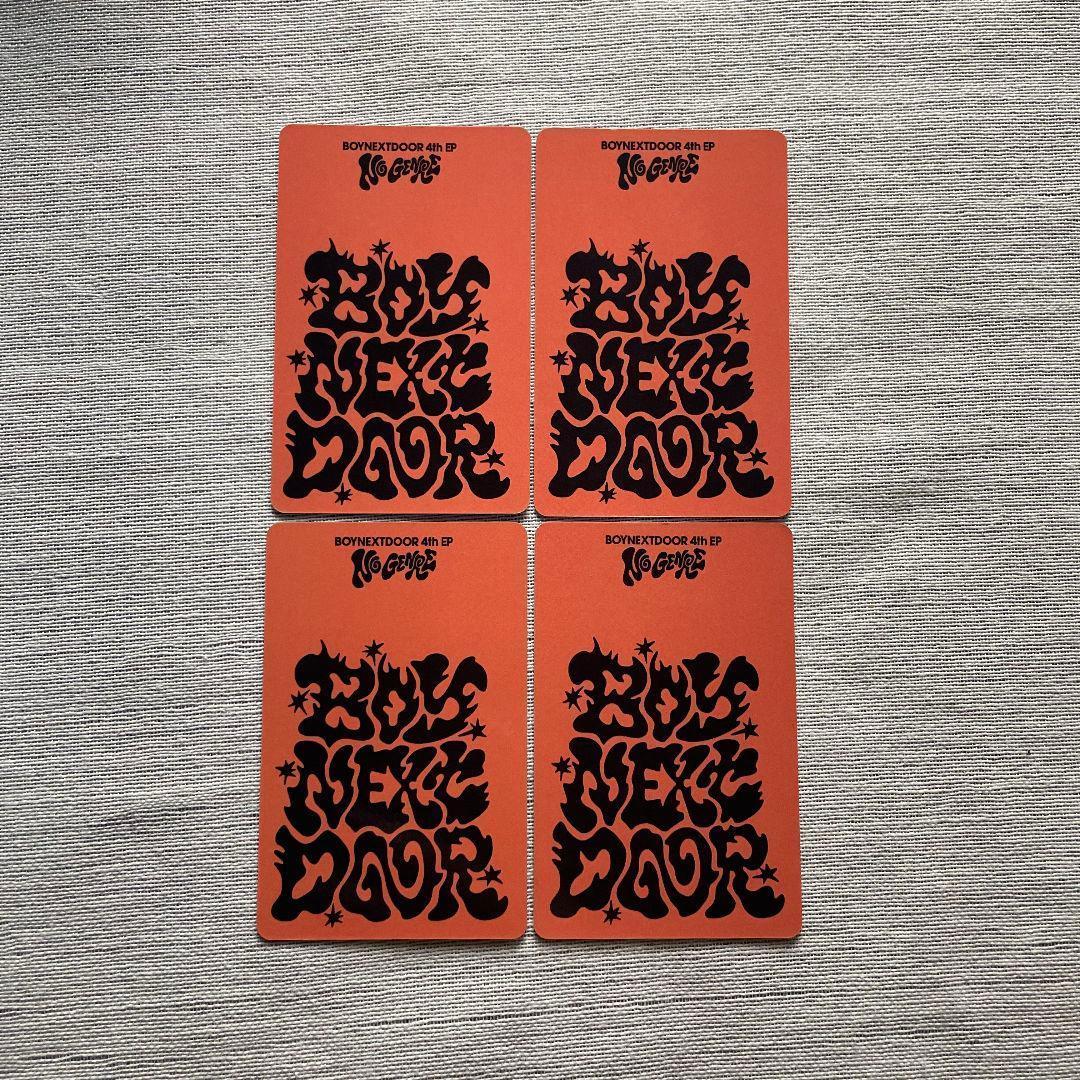 BOYNEXTDOOR US No Genre Walmart トレカ 4枚