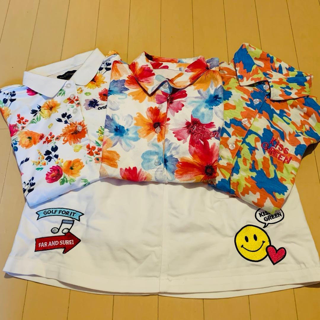キスオンザグリーンゴルフウェア上下4点セット✨