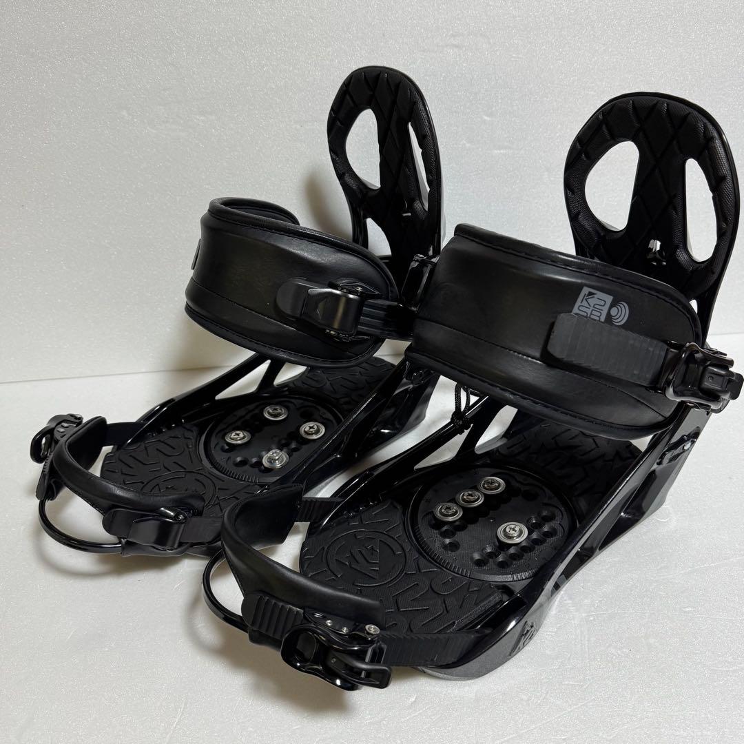 k2 Lサイズ ブラック スノーボード ビンディング 黒色初心者人気モデル