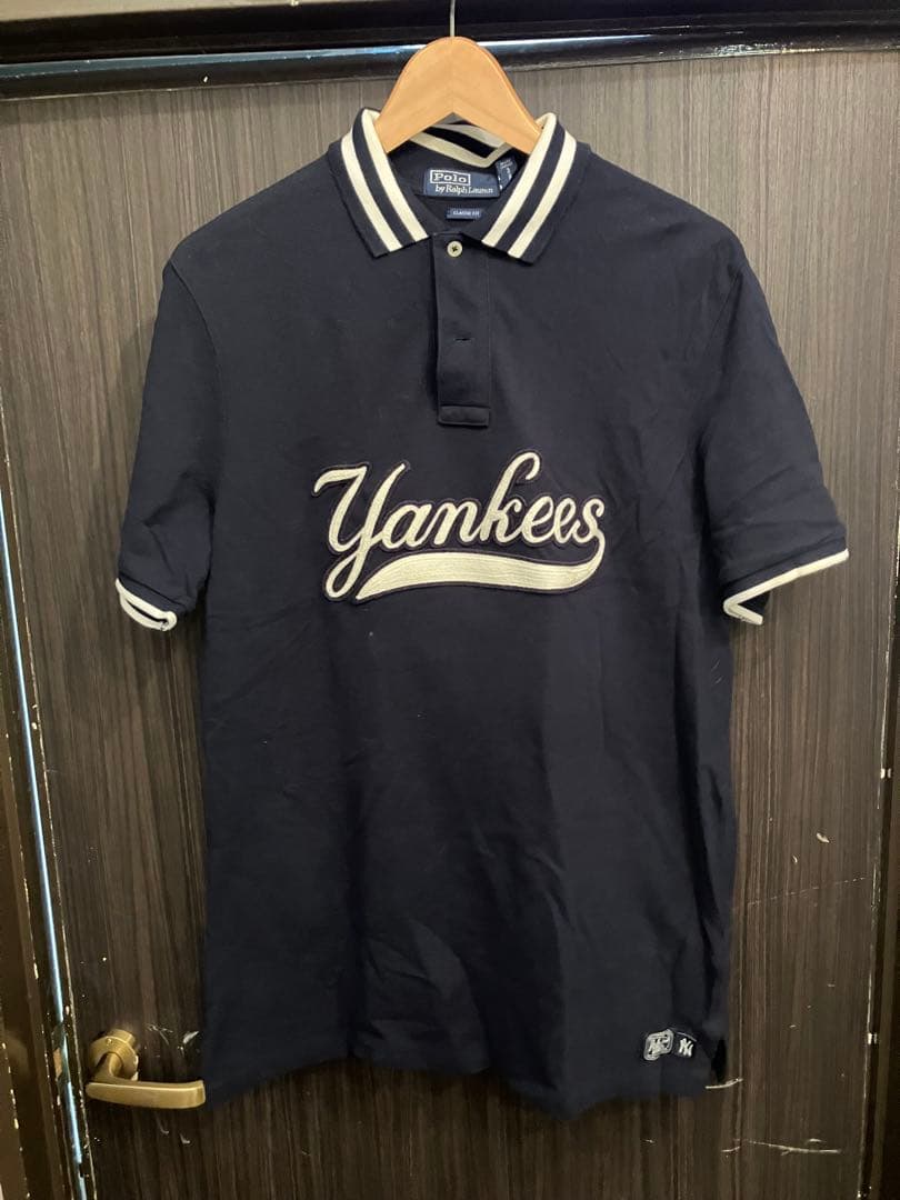 Ralph Lauren Yankees ポロシャツ M ネイビー