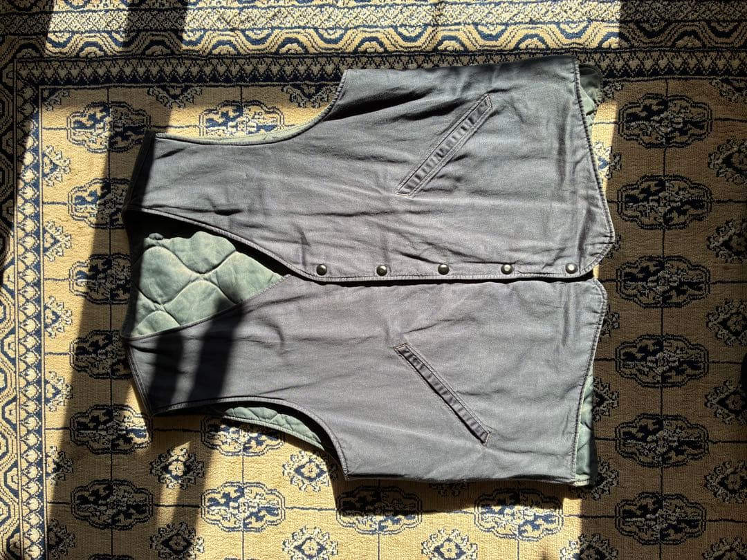 RRL ダブルアールエル リバーシブルキルティングベスト