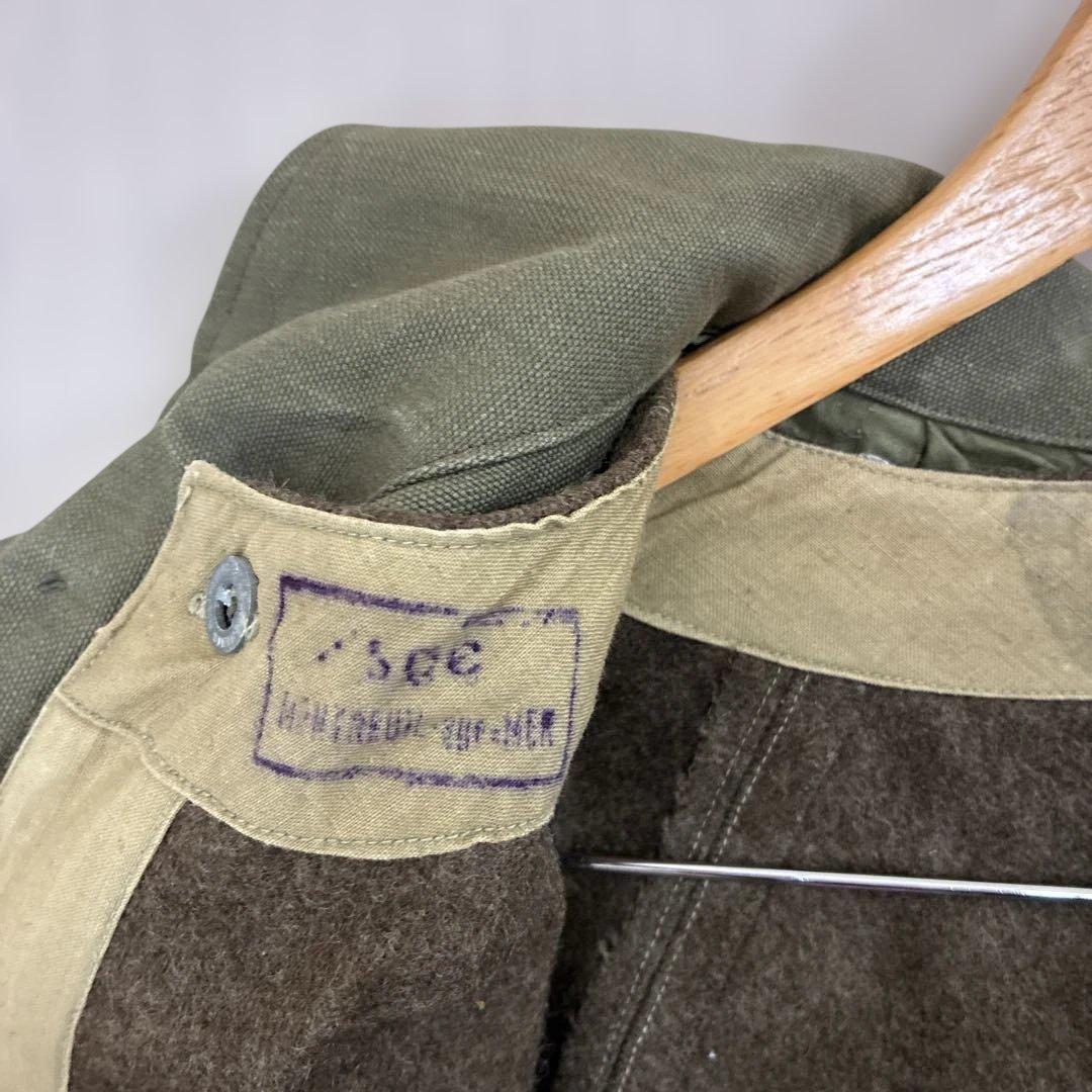 モーターサイクルコート　フランス軍　M35 ライナー付！50s 程度良好