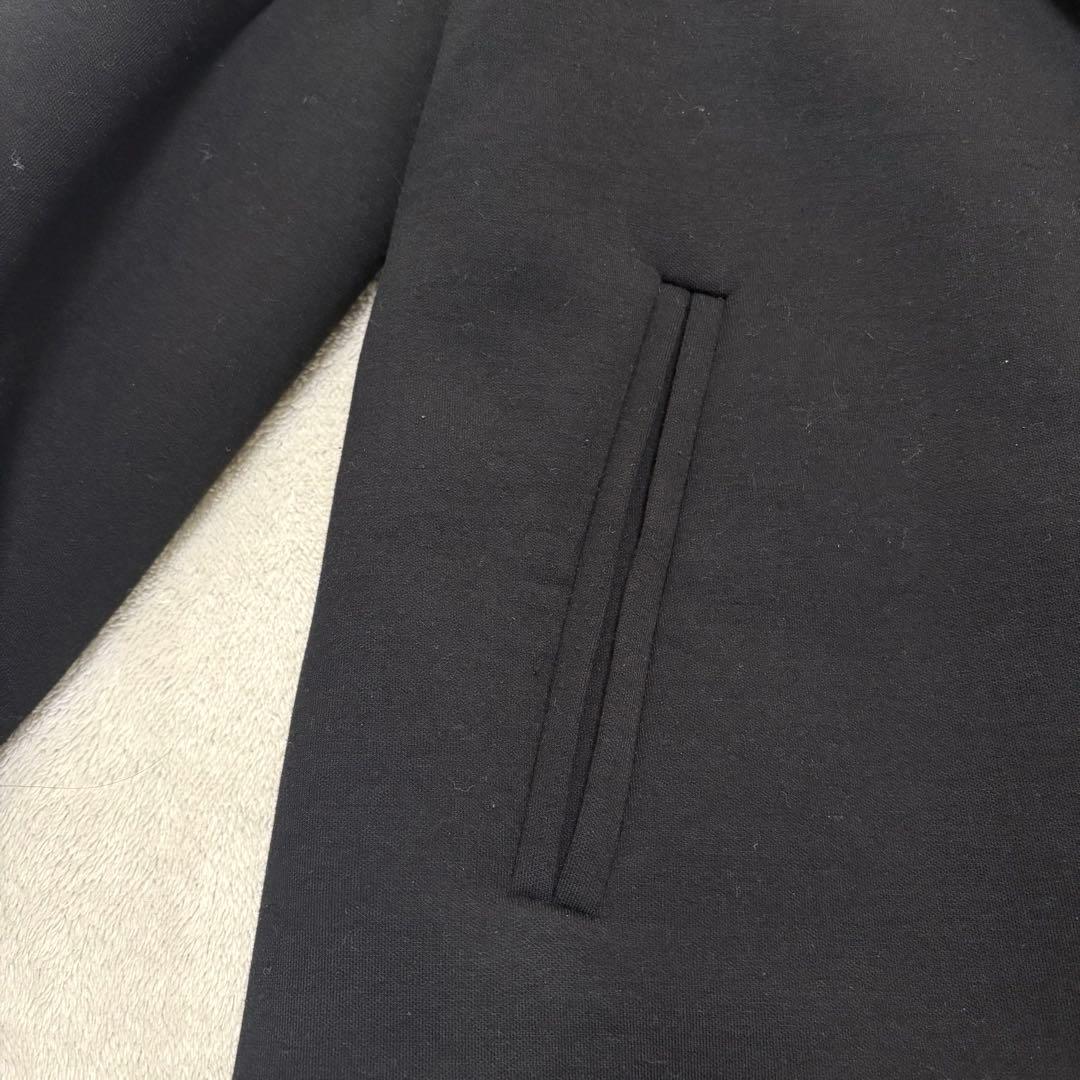 【美品】ZARA デタッチャブルフードコート ロング チェスター 黒ブラックXL