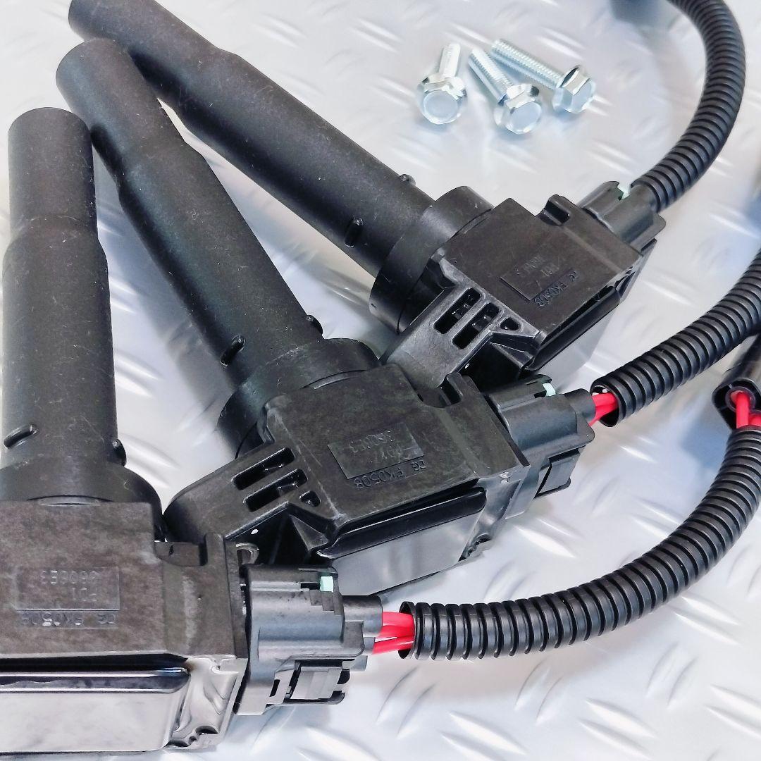 【K6A R06A搭載車に】高性能高出力純正イグニッションコイル流用フルキット④