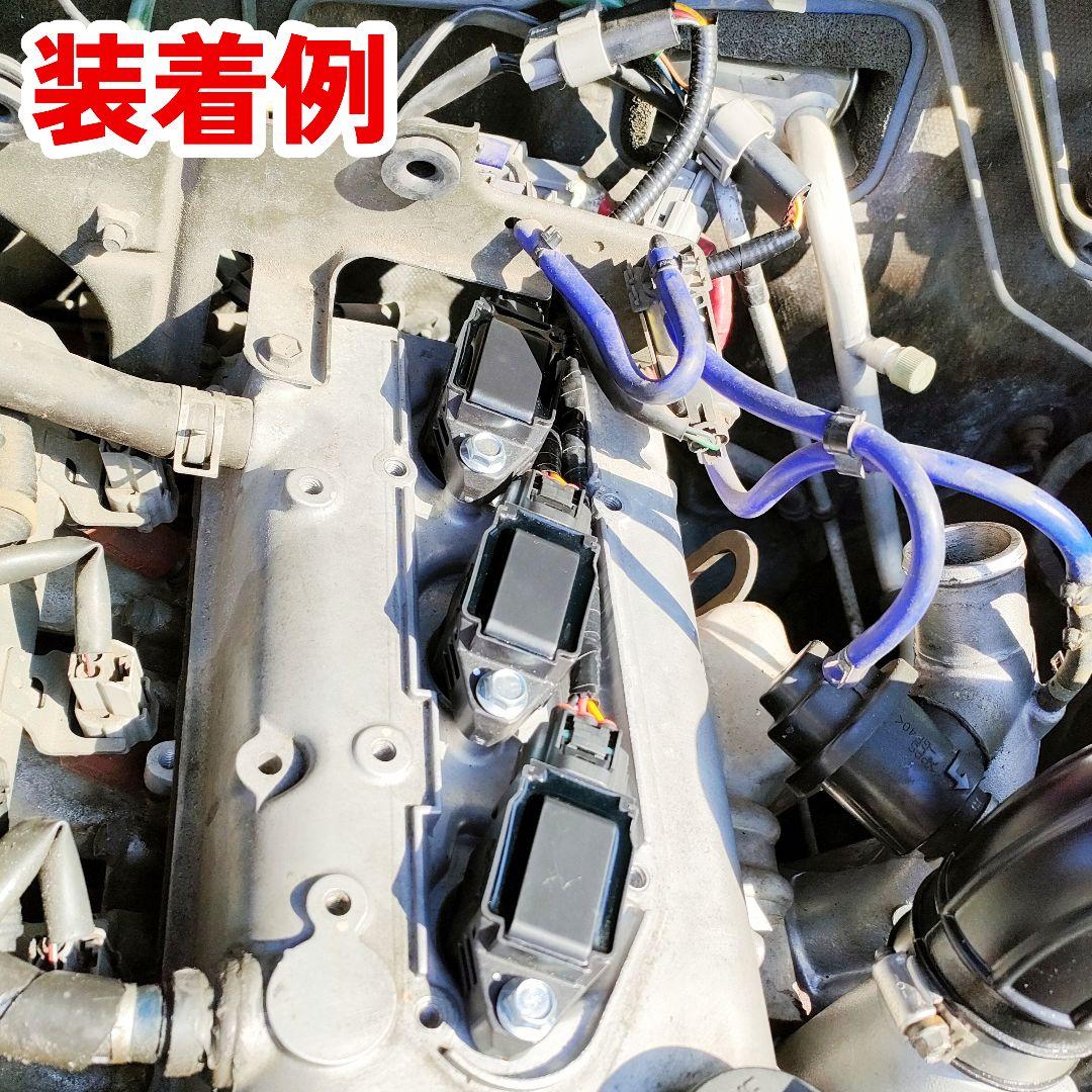 【K6A R06A搭載車に】高性能高出力純正イグニッションコイル流用フルキット④