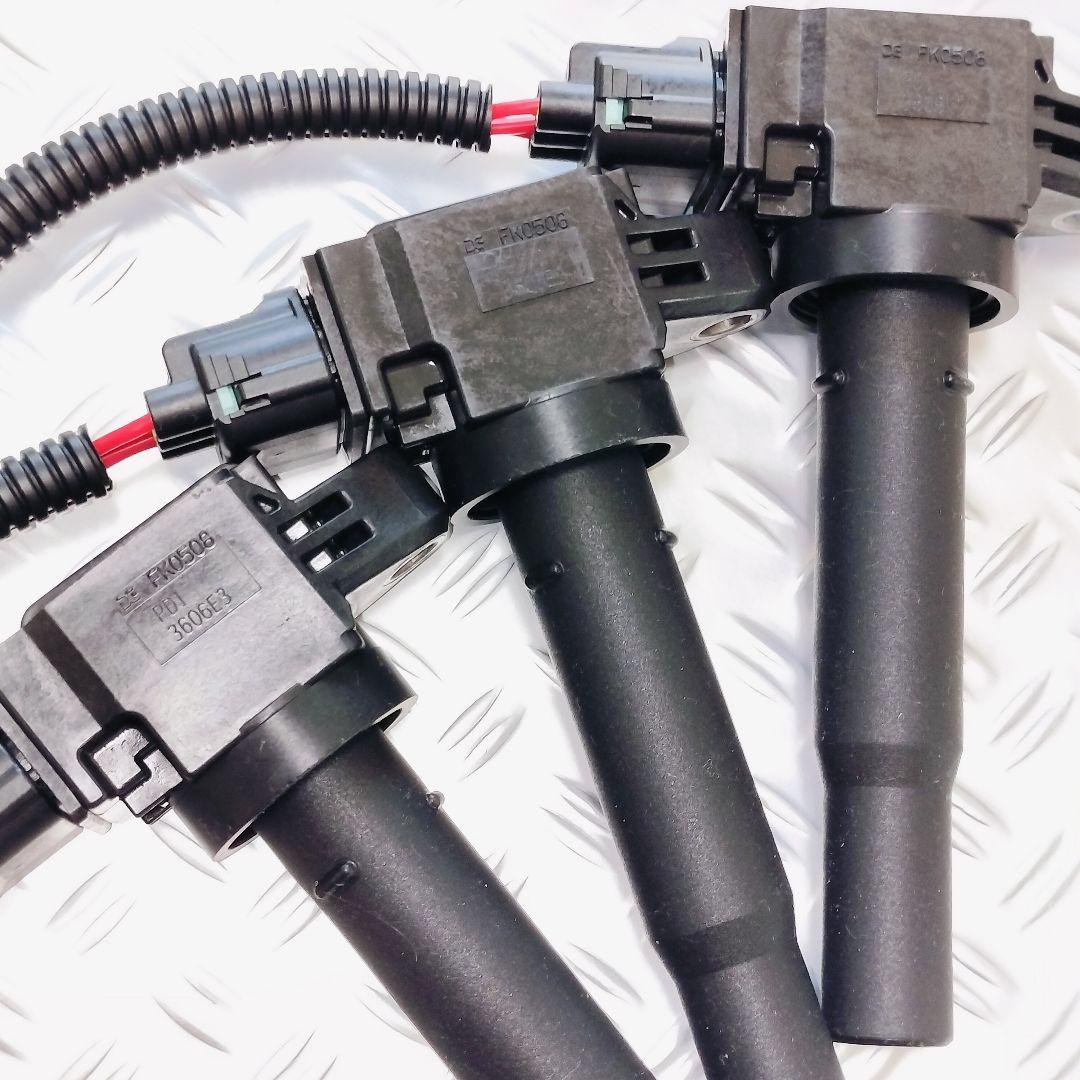 【K6A R06A搭載車に】高性能高出力純正イグニッションコイル流用フルキット④