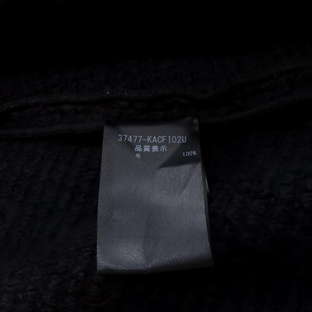 FOXEY｜フォクシー ワッフルノワールニットコート 40/ブラック/