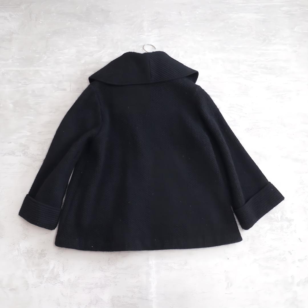 FOXEY｜フォクシー ワッフルノワールニットコート 40/ブラック/