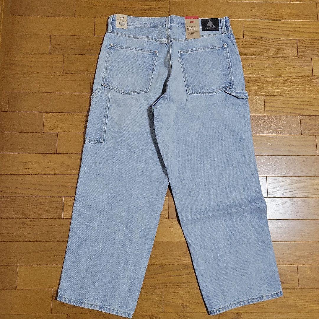 34×30【新品・未使用】Levi's　 シルバータブ　バギーカーペンター