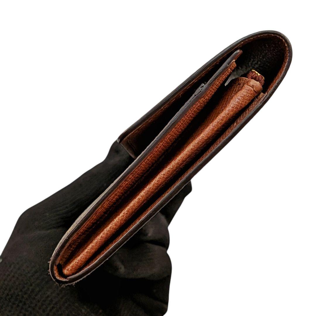 【外観美品】ルイヴィトン モノグラム ポシェット ポルトモネ クレディ 長財布