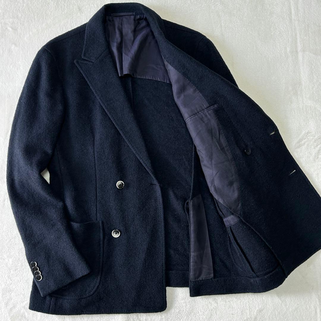 し*け様 美品 ユナイテッドアローズ ブークレウール ジャージー ダブルジャケッ