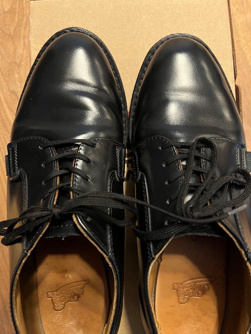 RED WING SHOES ポストマン101 7 1/2 D ブラック