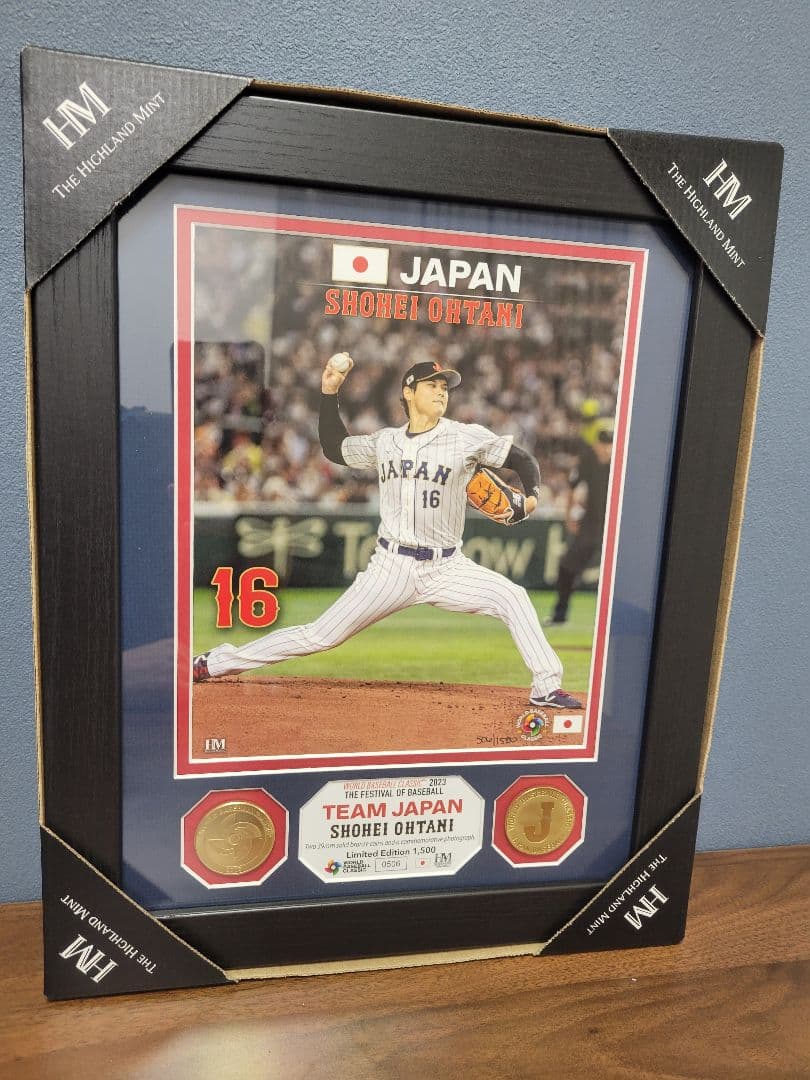 【祝　優勝】2023　WBC　大谷翔平選手　ダブルフォトミント