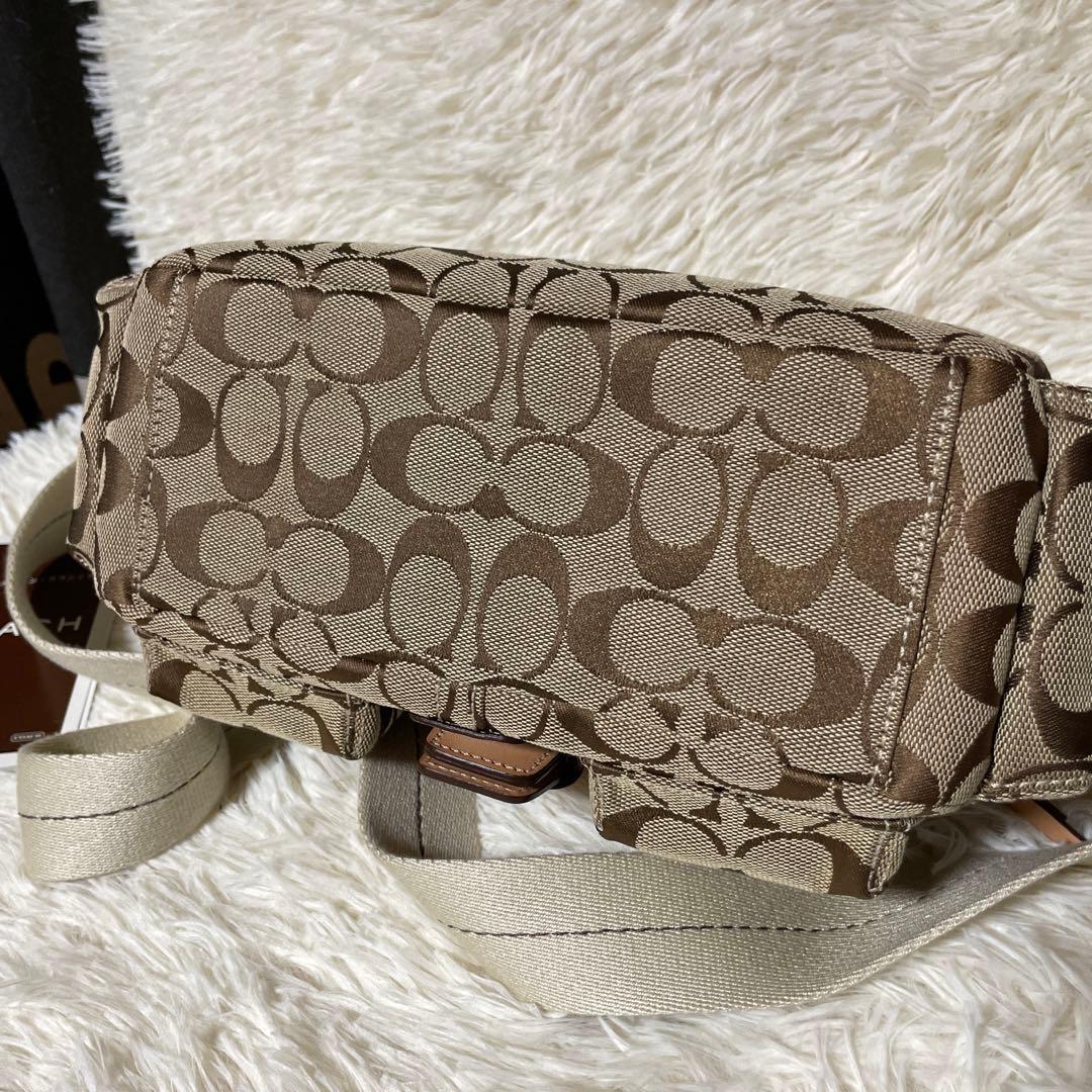 COACH ソーホー シグネチャー ショルダーバッグ ベージュ y2k